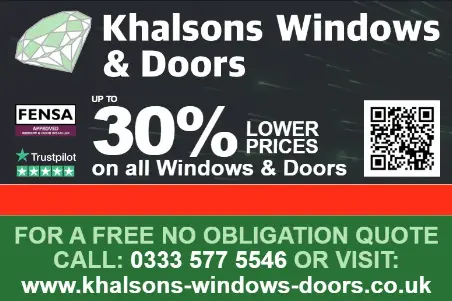 Khalsons Window and Door Installations 30 Percent